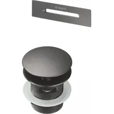 Донный клапан Deante Titanium KYY D10B (с декоративной накладкой перелива)
