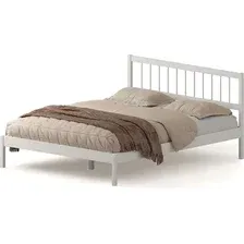 Кровать Домаклево Лето 140x200+В4 (белый)
