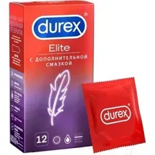 Презервативы Durex №12 Elite Сверхтонкие с дополнительной смазкой (12шт)