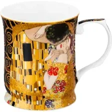 Кружка Elan Gallery New Bone China Поцелуй на черном 420728