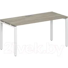 Письменный стол Norden 140x70x75 / SG.205.OL.44.WH (белый/дуб светлый)