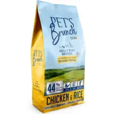 Корм для собак Pet's Brunch Adult Mini Breeds, с курицей, 1 кг