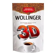 Кофе Wollinger 3D растворимый сублимированный 190 грамм.
