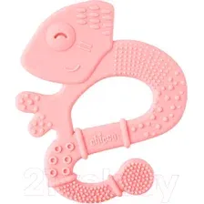 Прорезыватель для зубов Chicco Super Soft Игуана / 00028110100000 (розовый)