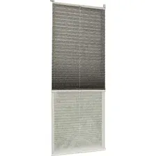 Плиссе Delfa Walnut СПШ-3401/3504 Basic Transparent (57x160, антрацит/белый)
