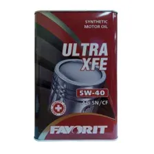 Масло моторное Favorit Ultra XFE 5W-40 API SN/CF 4л Metal