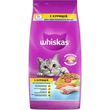 Корм для кошек Whiskas Для стерилизованных кошек, с курицей, 5 кг