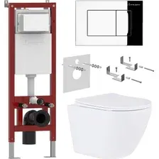 Инсталляция с унитазом подвесным Asten Readle Zentralmodul AR0601-185CH