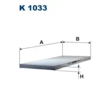 Фильтр салона K1033 FILTRON K 1033