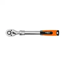 Трещотка 1/4'', 150- 200 мм, 72з, храповик CrMo NEO 08-502