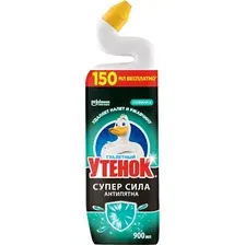 Чистящее средство для унитаза Туалетный утенок Антипятна (900мл)