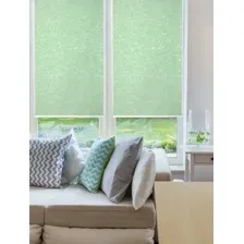 Рулонные шторы Delfa Сантайм Жаккард Венеция СРШ-03Д 29503 (140x170, мята)
