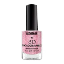 Лак для ногтей LUXVISAGE 3D HOLOGRAPHIC тон 716 Сияющий алмаз