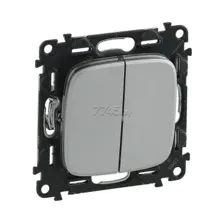Выключатель Legrand Valena Allure 752908 (алюминий)