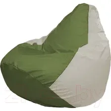 Кресло-мешок Flagman Груша Супер Мега 4XL Г5.1-231 (оливковый/белый)