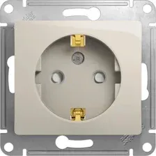 Розетка Systeme Electric Glossa GSL000945 (молочный)