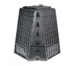 Компостер садовый пластиковый Biocompo 900л, черный IKBI900C-S411