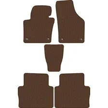 Комплект ковриков для авто Alicosta SEAT Alhambra (минивэн / 7N) 2010 - 2015 (коричневый, сота)