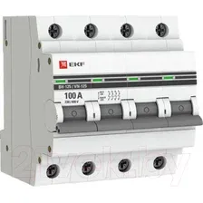 Выключатель нагрузки EKF PROxima ВН-125 4P 100А / SL125-4-100-pro