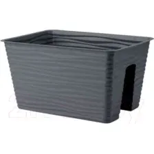 Кашпо Form-Plastic Sahara 4450-014 (антрацит)