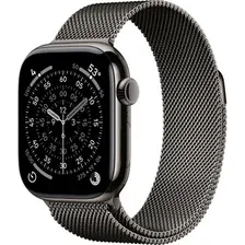 Умные часы Apple Watch Series 11 LTE 42 мм (титановый корпус, сланец/сланец, миланская петля)
