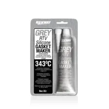 Герметик силиконовый RUNWAY RW8503 (85г, серый)