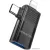 Адаптер Borofone BV18 Lightning - USB Type-C - USB Type-A (черный)