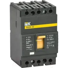 Выключатель автоматический IEK ВА 88-32 125А 3п 25кА SVA10-3-0125