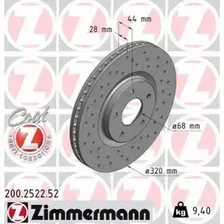 Тормозной диск ZIMMERMANN 200.2522.52