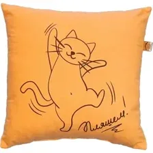 Декоративная подушка Matex Meow. Claws 43-690 (абрикосовый)