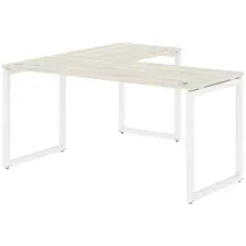 Стол угловой Xten-Q XQCT 1615 White (R), сосна эдмонт