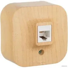 Розетка Legrand Quteo 782274 (дерево)