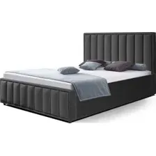 Кровать ФорестДекоГрупп Стелла 2 140x200 с ПМ и бельевым ящиком (Veluta Lux 32)