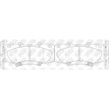 Тормозные колодки дисковые передняя ось NIBK PN0548