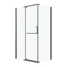 Душевой уголок Grossman Pragma 110x80x195 120.K33.03.1180.42.00 (графит сатин/прозрачное стекло)