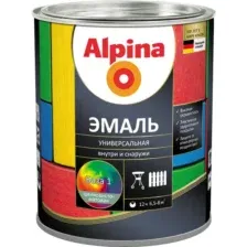Эмаль Alpina Универсальная База 1 (750мл, шелковисто-матовый)