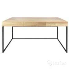 Письменный стол Metaldesign MD 3005.01/08-08 Noir (черный/дуб каньон)