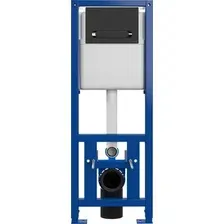 Инсталляция для унитаза Cersanit Link Pro S-IN-MZ-LINK_PRO (с кнопкой Estetica 64112 черный матовый/хром)