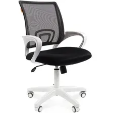 офисное компьютерное кресло Chairman 696 White, черный