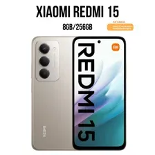 Смартфон Xiaomi Redmi 15 4G 8GB/256GB европейская версия (титановый)