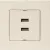 Розетка USB Mutlusan Rita 2220 449 0102