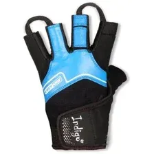 Перчатки для фитнеса Indigo SB-16-8128 (M, черный/синий)