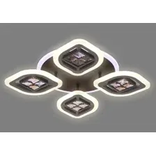 Припотолочная люстра Ambrella light FA281/4 CF/TI (кофе/янтарь)