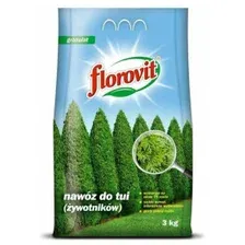 Удобрение Florovit Для туй гранулированное (3кг, мешок)