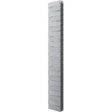 Биметаллический радиатор Royal Thermo PianoForte Tower 200 Silver Satin (22 секции)
