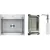 Кухонная мойка Schtoff Best Premium Silver 6050 + коландер K-1 BLACK + дозатор SD-1 SILVER