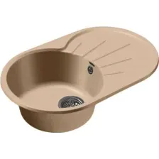 Кухонная мойка GranFest GF-R750L (топаз)