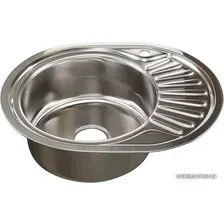 Кухонная мойка Mixline 533711 (левая, полированная, 0.8 мм)
