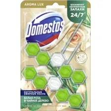 Средство для унитаза Domestos Power 5 Свежесть зеленого чая Дуо 2x50 г