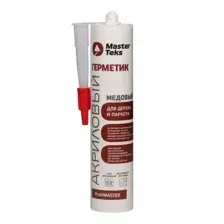 Герметик акриловый для дерева и паркета и паркета MasterTeks медовый 290 мл.